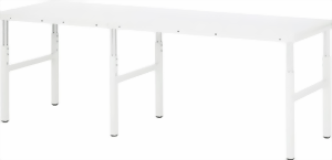 Bild von Anbau-Arbeitstisch 1200x500x650-1000 mm LxTxH, Hartlaminat-Arbeitsplatte