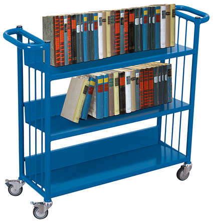 Bild von Büchertransportwagen 830 x 265 mm Ladefläche