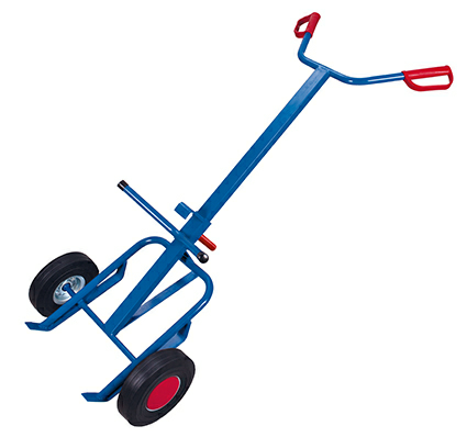 Bild von Fasskarre 735x1600 mm BxT. Vollgummireifen
