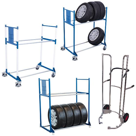 Bild für Kategorie Reifenwagen/Reifenregale
