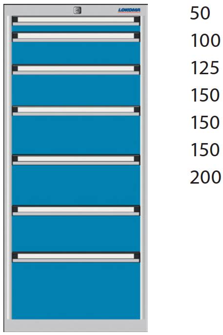 Bild von Schubladenschrank 1000x440x610 mm HxBxT