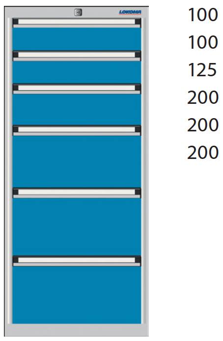 Bild von Schubladenschrank 1000x440x610 mm HxBxT