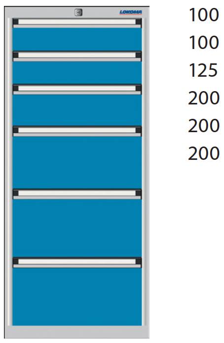 Bild von Schubladenschrank 1000x440x610 mm HxBxT