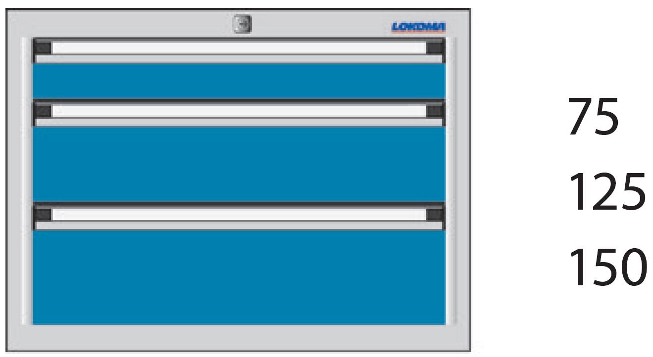 Bild von Schubladenschrank 425x576x610 mm HxBxT