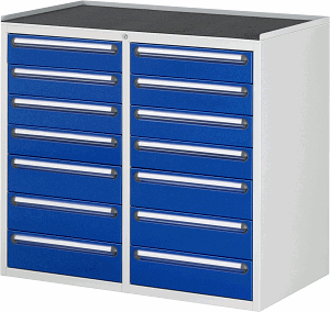 Bild von Schubladenschrank Modell LL7.10.10, B 1145xT 650xH 1035 mm