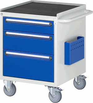 Bild von Montagewagen Modell L3.16, B 580 x T 650 x H 795 mm, Metall-Top 25 mm mit Anti-Rutsch-Matte 