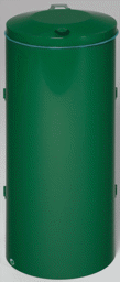 Bild von Abfallsammler mit Doppeltüre, smaragd-grün, für 110 Liter Abfallsäcke
