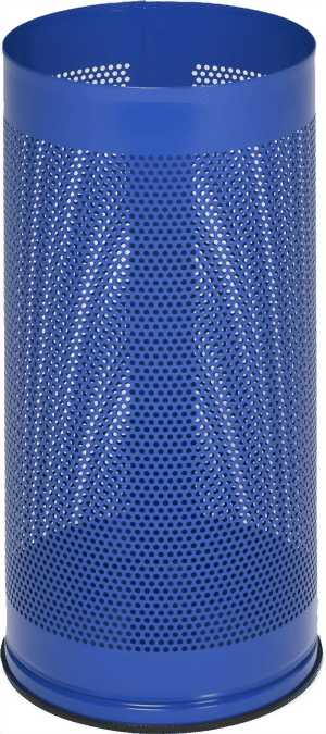 Bild von Schirmständer gelocht, enzianblau