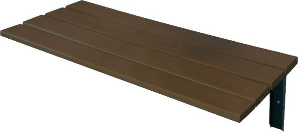 Bild von Wandsitzbank Bambus Länge 1500 mm ohne Schuhrost, Tiefe 500 mm