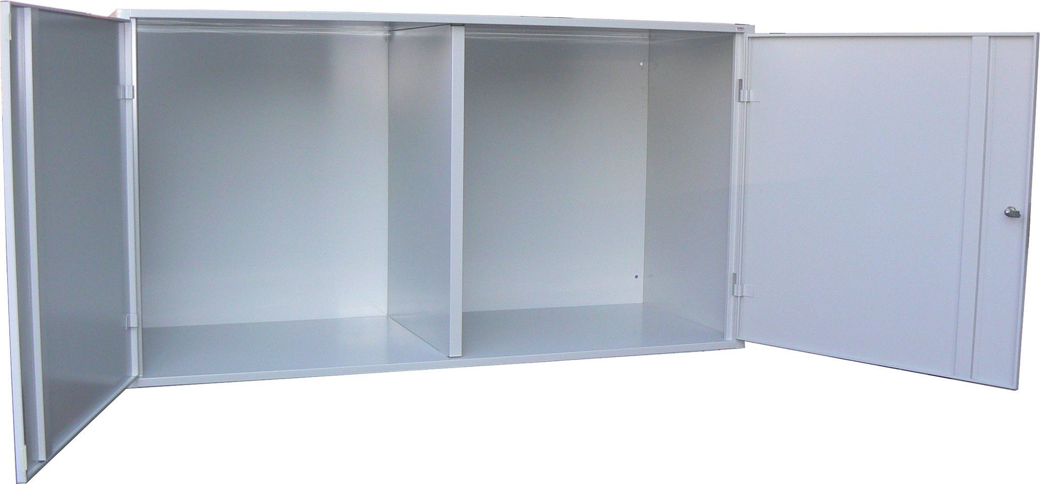 Bild von Pneuschrank, lichtgrau, 1400x725x550 mm BxHxT mit Rückwand