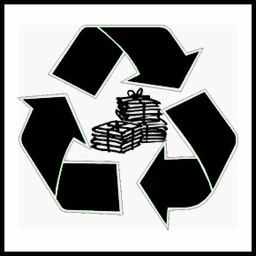 Bild von Logo Etikette für Altpapier