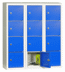 Bild von Wandschliessfachschrank 4 Fächer 778x225x200 mm HxBxT