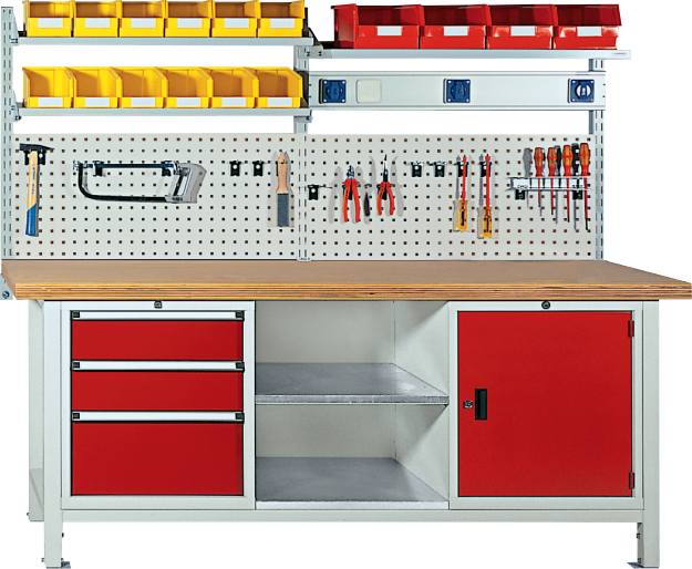 Bild von Werkbankaufbau für Länge 2000 mm