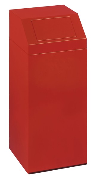 Bild von WS 45 L, Farbe RAL 3000 Rot für Putztücher, für 60 Liter Säcke