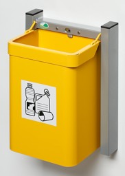 Bild von City G 3, Farbe: RAL 1023 Gelb für Wertstoffe, für 35 Liter Säcke