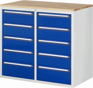 Bild von Schubladenschrank Modell LL7.5.5, B 1145xT 650xH 1035 mm