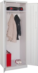 Bild von Mehrzweck-/Garderobenschrank 1800x600x500 mm HxBxT mit aufschlagenden Türen