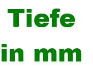 Bild für Kategorie nach Tiefe in mm