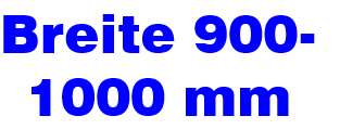 Bild für Kategorie Breite 900 - 1000 mm