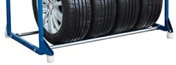 Bild von Kunststofffüsse für Reifenregal