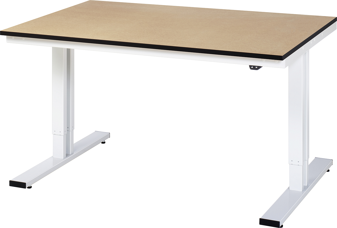 Bild von Arbeitstisch 1500x1000x720-1120 mm BxTxH mit MDF-Platte 22 mm