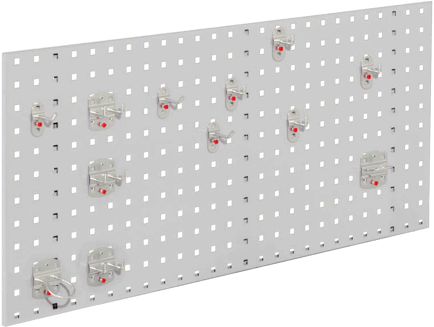 Bild von Loch-/Magnetwand Einsteigerset 2, 1 x Lochplatte, 1 Werkzeughalterset 12-teilig