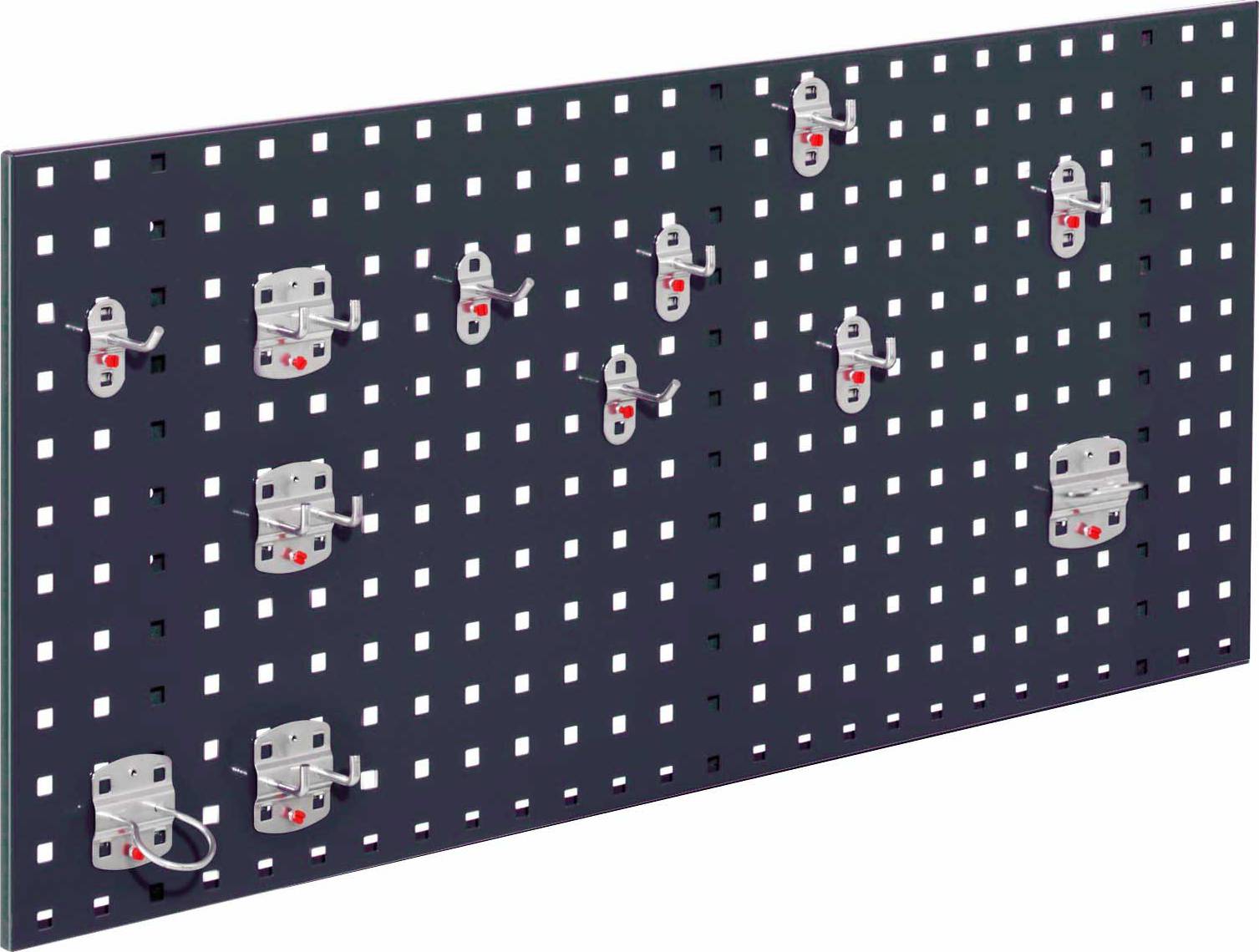 Bild von Loch-/Magnetwand Einsteigerset 2, 1 x Lochplatte, 1 Werkzeughalterset 12-teilig