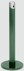 Bild von Ascher als Standsäule moosgrün RAL 6005, Kopfteil silber