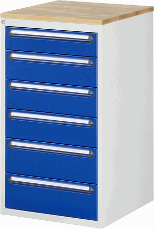 Bild von Schubladenschrank Modell L7.6, B 580xT 650xH 1035 mm