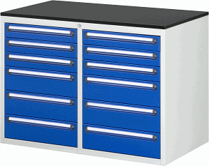 Bild von Schubladenschrank Modell LL5.9.9, B 1145xT 650xH 820 mm