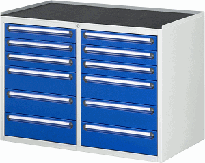 Bild von Schubladenschrank Modell LL5.9.9, B 1145xT 650xH 825 mm