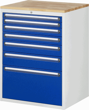 Bild von Schubladenschrank Modell XL7.9, B 770xT 650xH 1035 mm