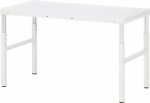 Bild von Basis-Arbeitstisch 1200x500x650-1000 mm LxTxH, EGB-Melaminarbeitsplatte