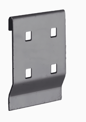 Bild von Adapter für Lochplattenwerkzeughalter an der Schlitzplatte, anthrazitgrau
