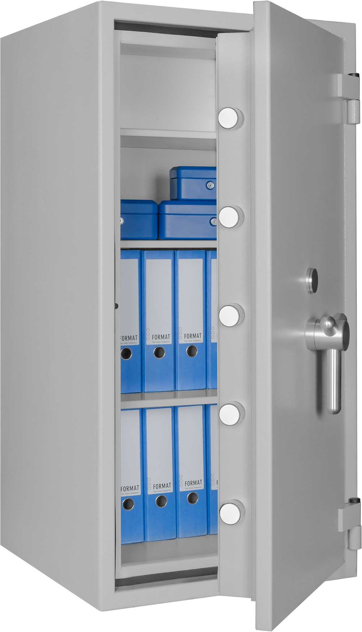 Bild von Wertschutzschrank Modell GW-RB Pro 45-T, Farbe RAL 7035, Widerstandsgrad 3
