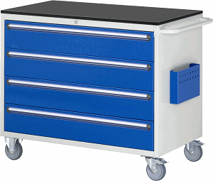 Bild von Montagewagen Modell XXL5.1, B 1145 x T 650 x H 970 mm, Melamin-Top 19 mm