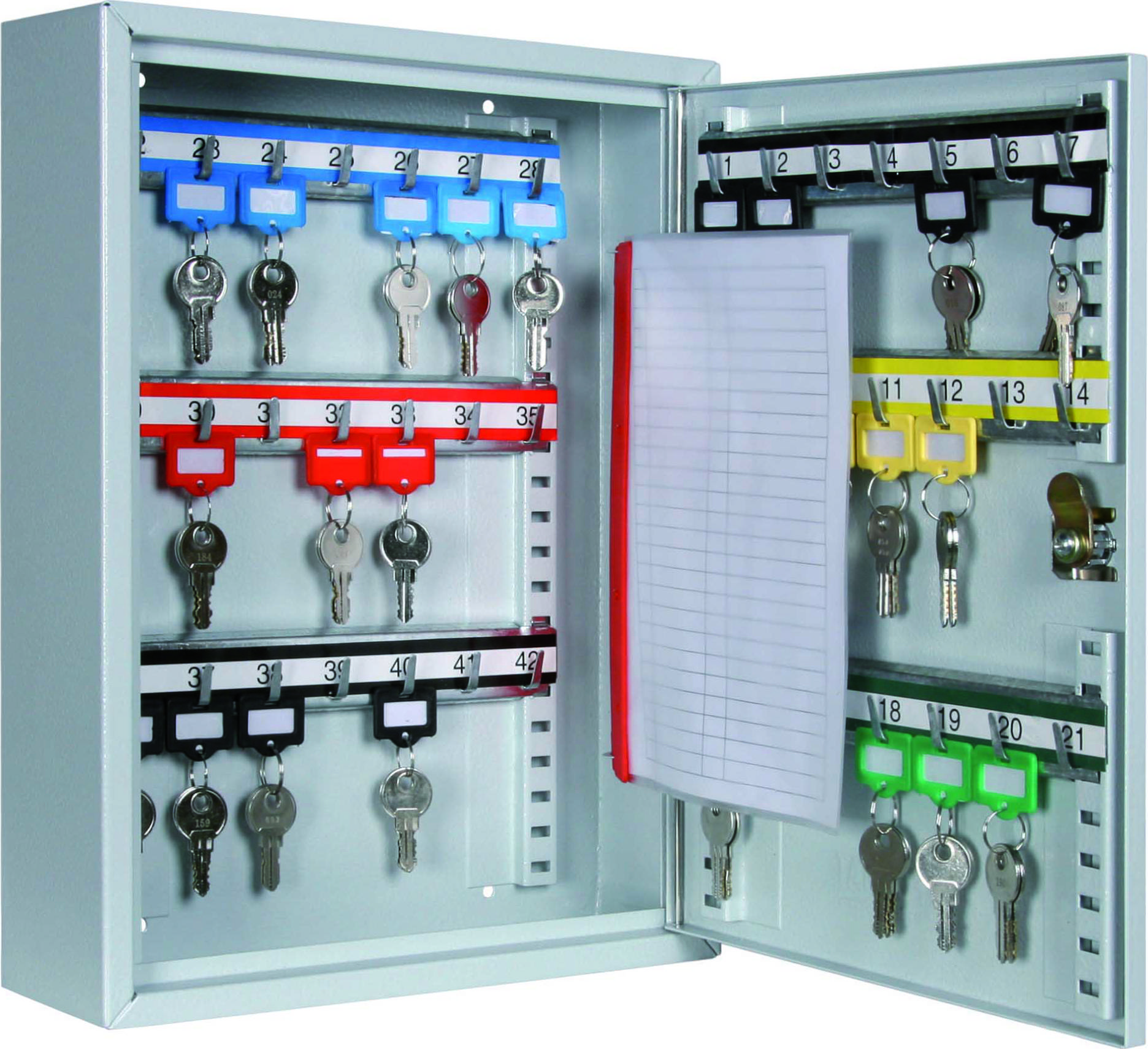 Bild von Schlüsselschrank GW-S 42, Farbe RAL 7035
