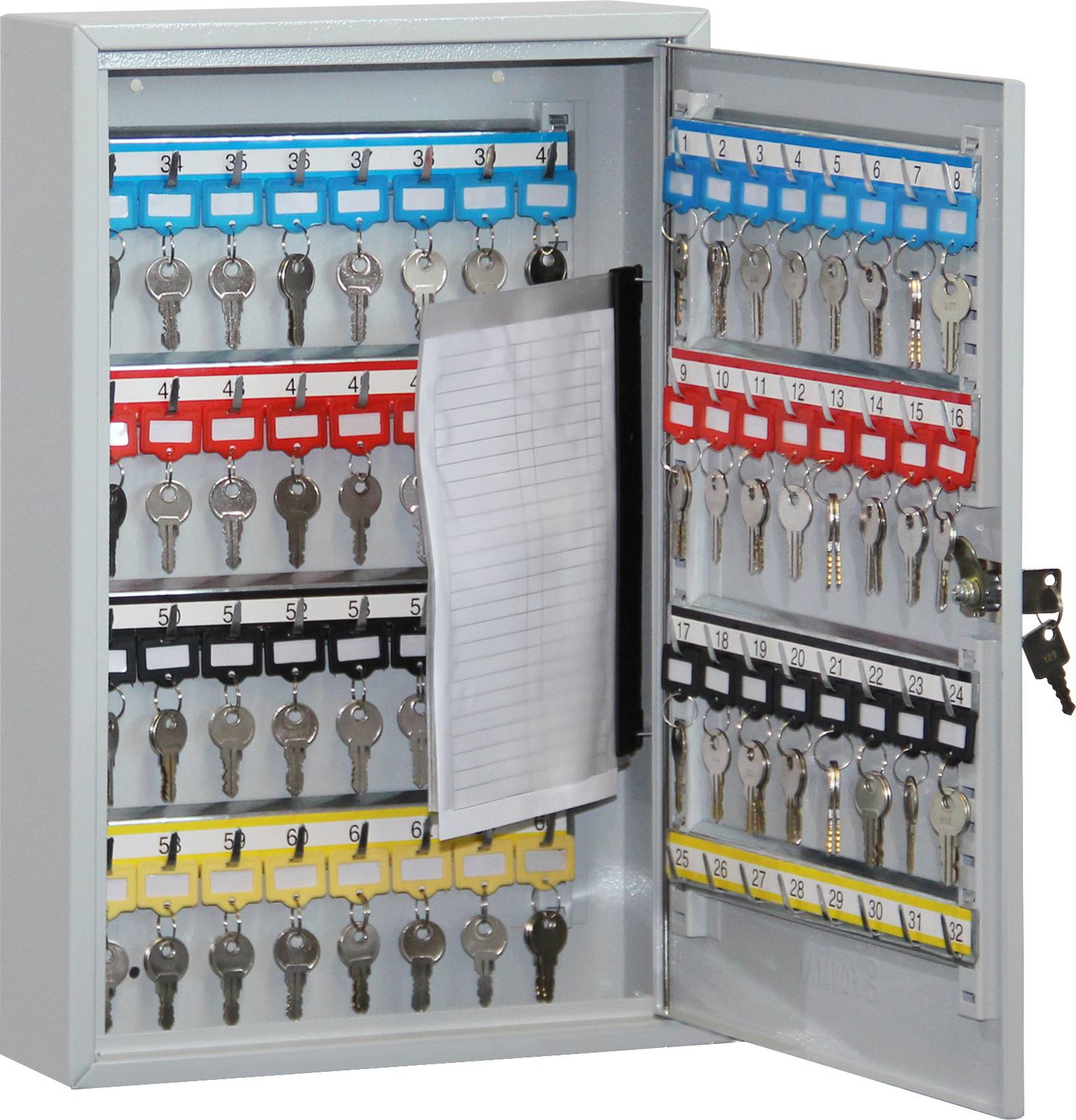 Bild von Schlüsselschrank GW-S 64, Farbe RAL 7035