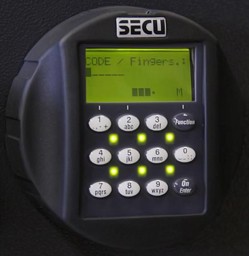Bild von Biometrie-Fingerprint Elektronikschloss Secu Selo BFE 2