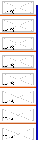 Bild von Weitspann-Anbauregal, 4500x1250x1000 mm HxLxT, Metallauflagen