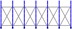 Bild von Kragarmregal doppelseitig, 6 Felder, Höhe 2500 mm, Armtiefe 2x400-700 mm