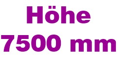 Bild für Kategorie Höhe 7500 mm