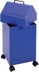 Bild von Abfalltrennsystem Modell 45 fahrbar, 45 Liter, komplett blau