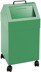 Bild von Abfalltrennsystem Modell 45 fahrbar, 45 Liter, komplett grün