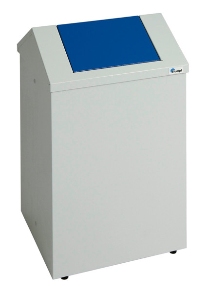 Bild von Abfalltrennsystem Modell PWK 45 Liter, lichtgrau/enzianblau