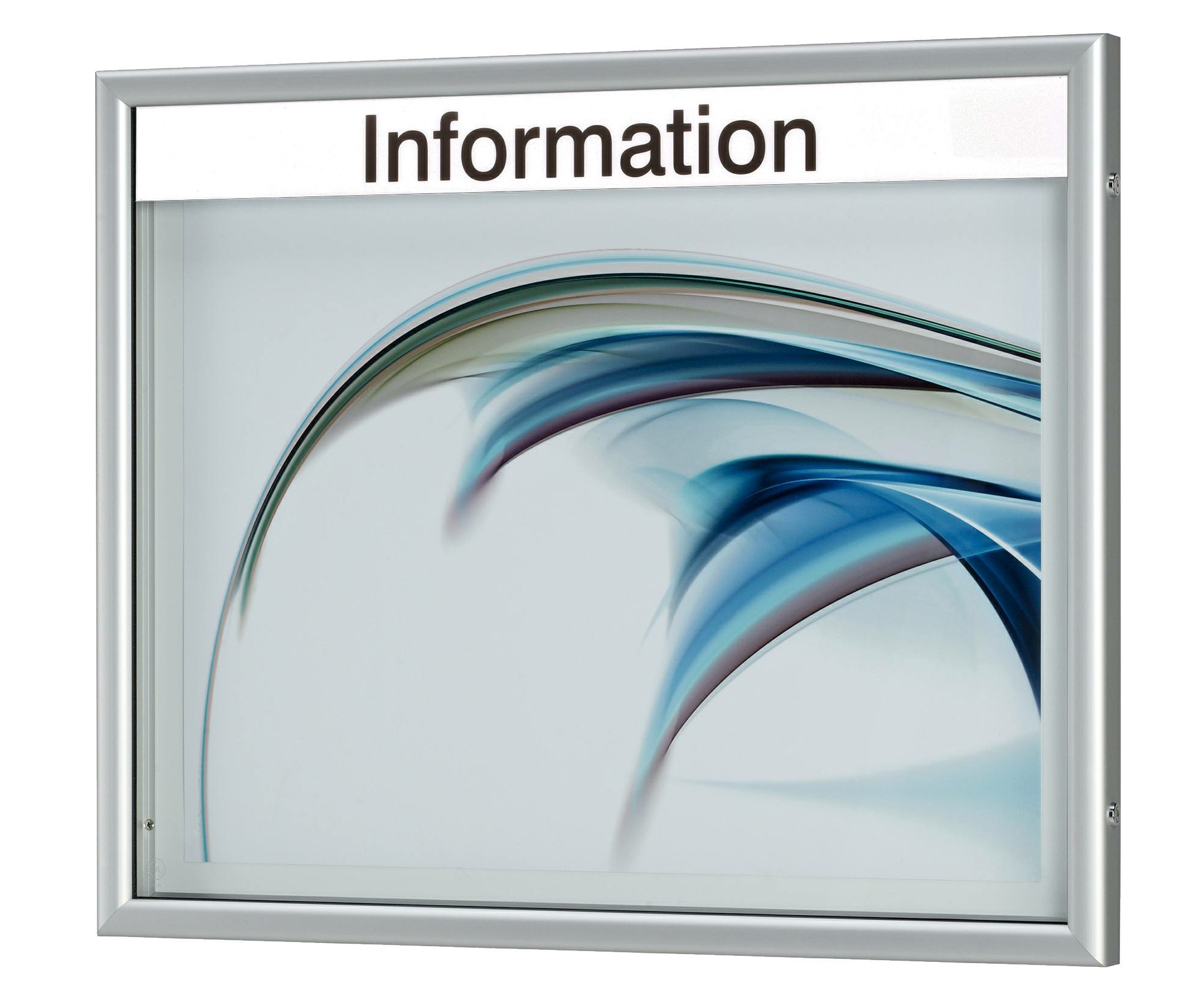 Bild von Design-Schaukasten Tenum rund 500x460x54 mm BxHxT