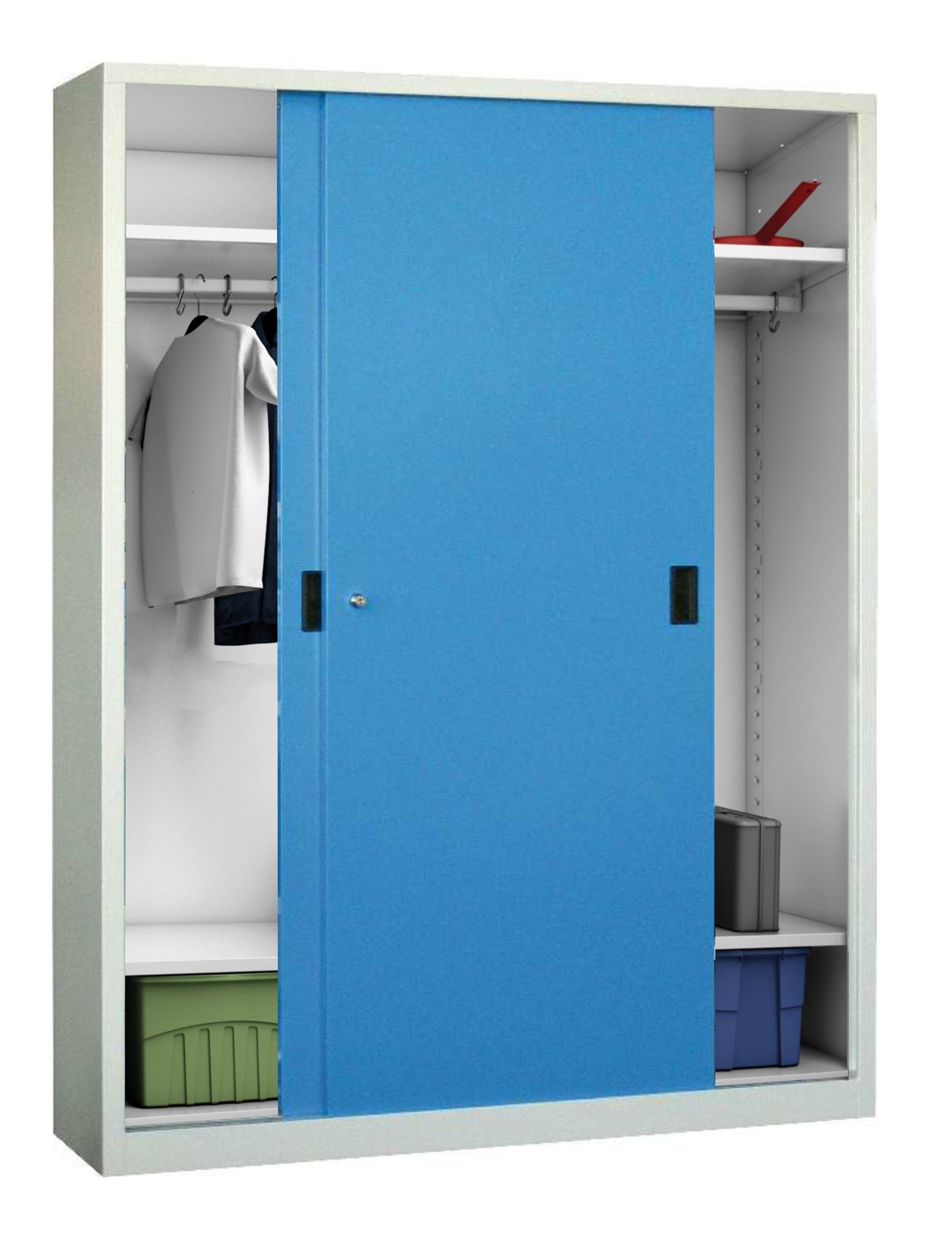 Bild von Schiebetüren-/Garderobenschrank 1950x1500x400 mm HxBxT