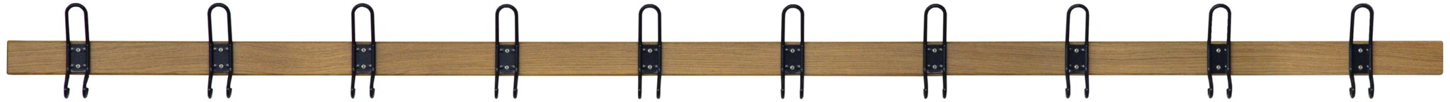 Bild von Hakenleiste Eiche Länge 2500 mm