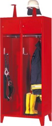 Bild von Feuerwehrschrank mit Wertfach, 2 Abteile