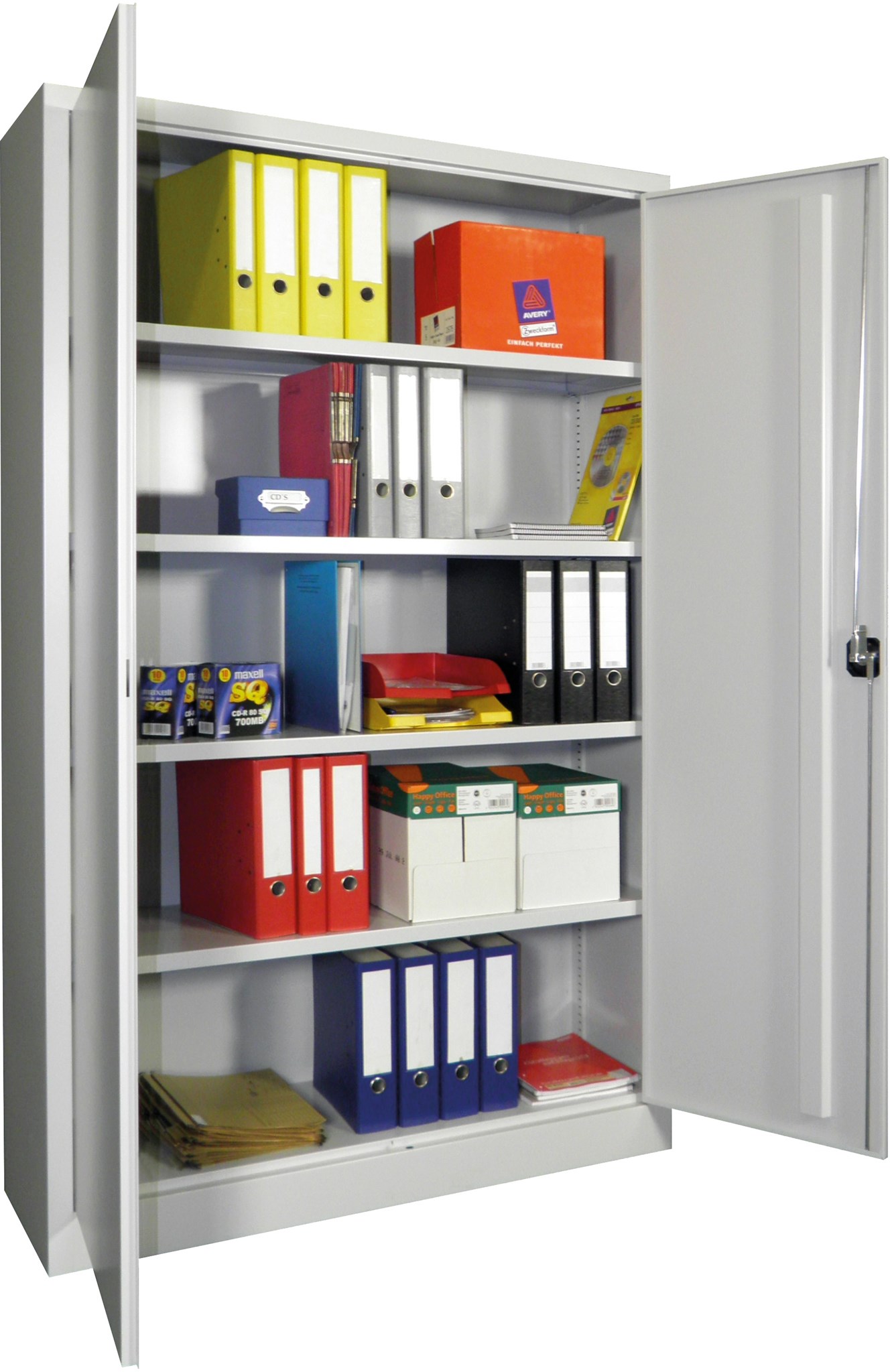 Bild von Mehrzweckschrank 1950x1200x400 mm HxBxT auf Sockel ab Lager